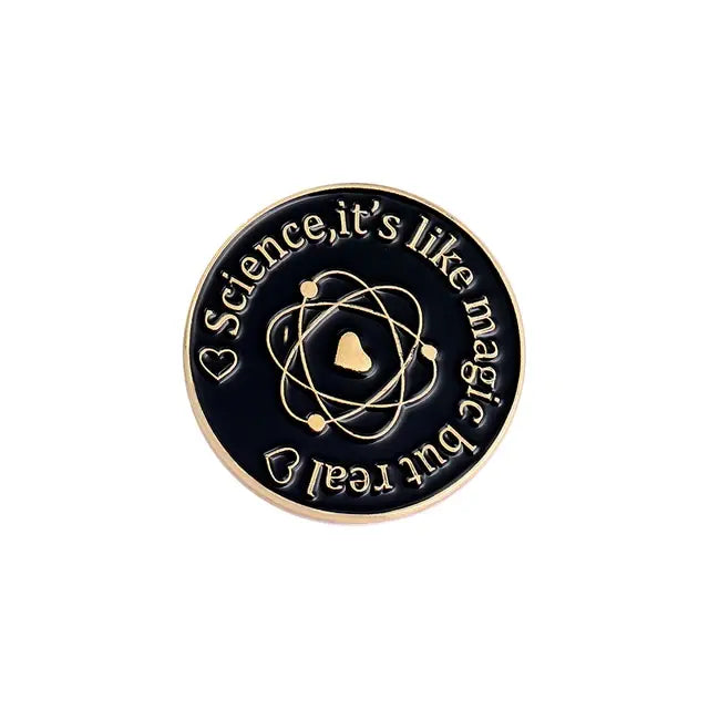 Science Stuff Enamel Pins Brooch Badge