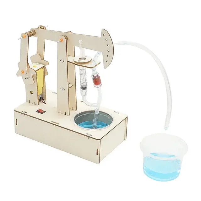 DIY Pumping Unit Model Children Educational STEM Kit Experiment Tool Science Toy School Educational Fun Physics Project Puzzle