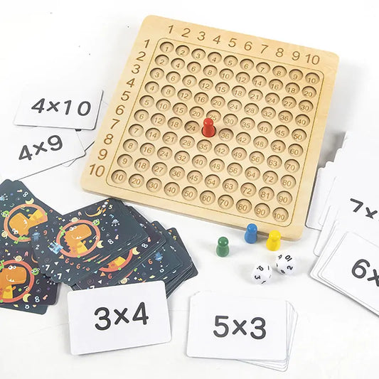 Wooden Montessori Math Board