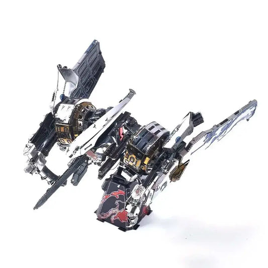 Color 3D Metal Puzzle Model Fighter Series Ikaruga Fighter Gift Toys for 12+  Learning  Education Children Adults Toy Puzzle Box