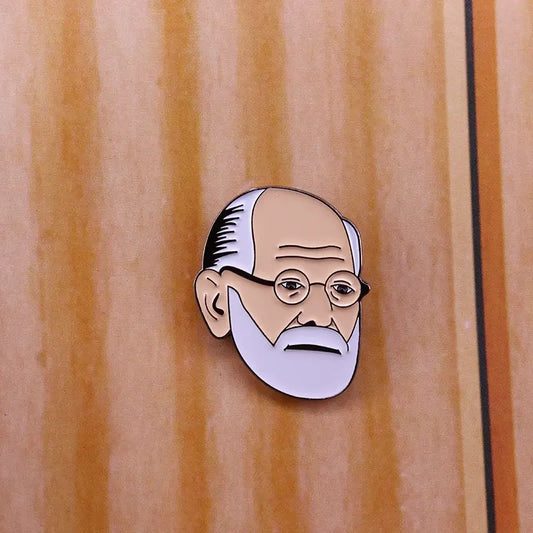 Sigmund Freud pin psychology cultural collection