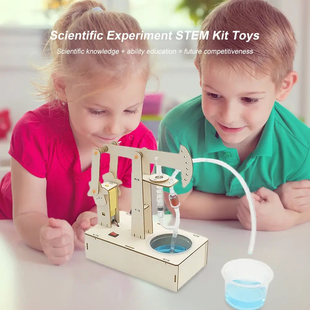 DIY Pumping Unit Model Children Educational STEM Kit Experiment Tool Science Toy School Educational Fun Physics Project Puzzle