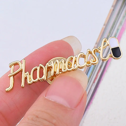 Catuni Pharmacology Medicine Pin Brooch for Pharmacist Enamel