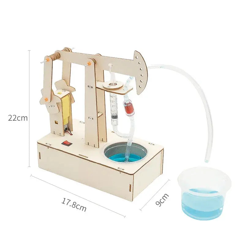 DIY Pumping Unit Model Children Educational STEM Kit Experiment Tool Science Toy School Educational Fun Physics Project Puzzle