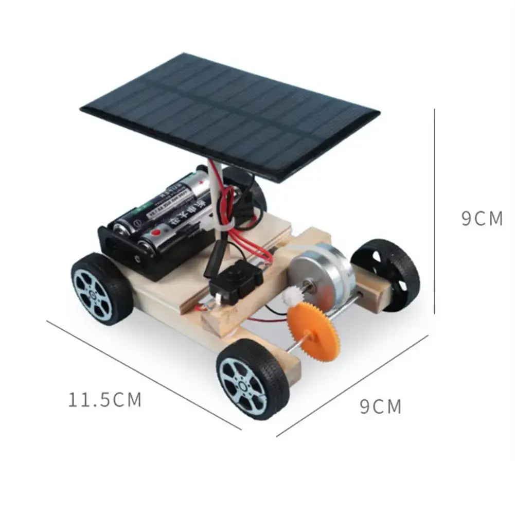 Assemble Solar Car Creative Inventions Motor Ability Of Children Active Thinking DIY Electronic Kit Technology Toys For Kids